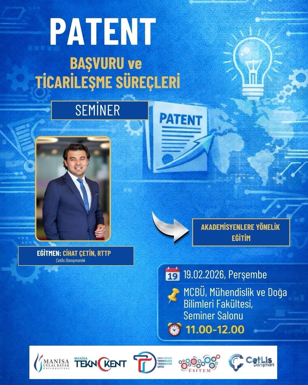 Patent Başvuru ve Ticarileşme Süreçleri Semineri